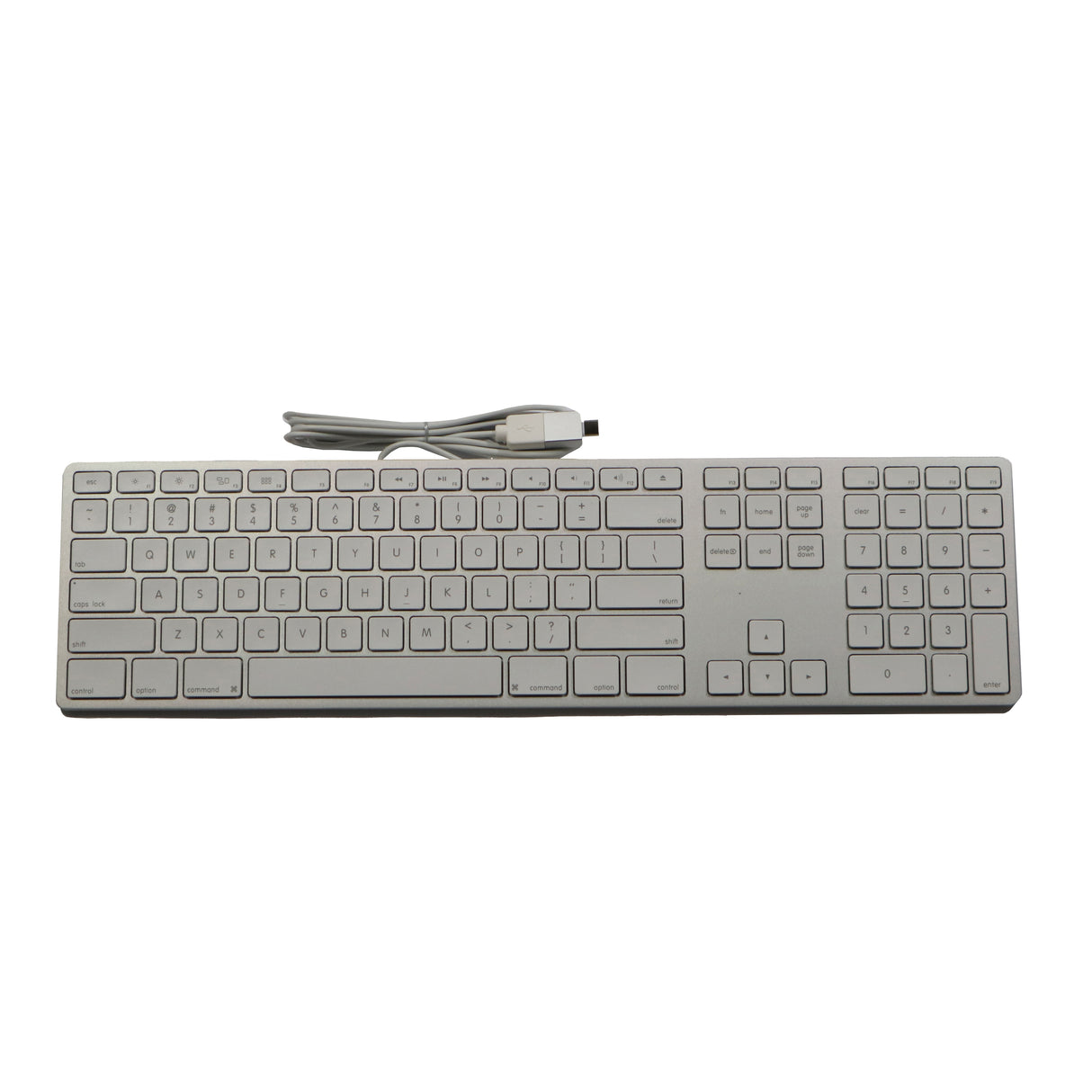 Alternate view of Matias Wired Aluminum Keyboard for Mac