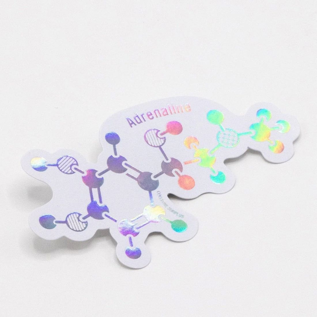 Picture of Cognitive Surplus Eco Friendly Metallic Rainbow Foil Stickers - AdrenalineFightOrFlight