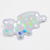 Picture of Cognitive Surplus Eco Friendly Metallic Rainbow Foil Stickers - DopaminePleasureMolecule
