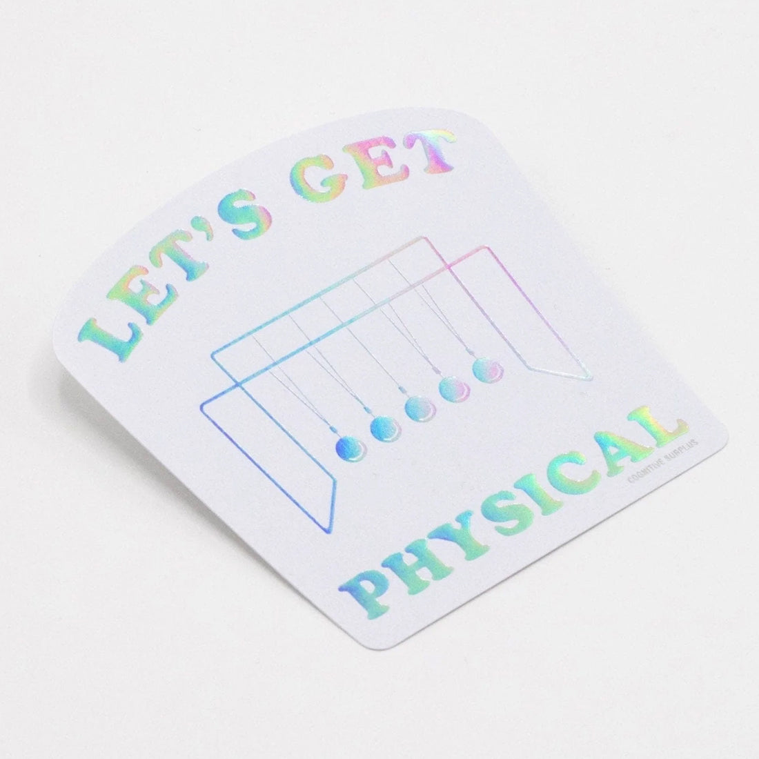 Picture of Cognitive Surplus Eco Friendly Metallic Rainbow Foil Stickers Type: Lets Get Physical