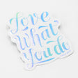 Picture of Cognitive Surplus Eco Friendly Metallic Rainbow Foil Stickers - LoveWhatYouDo