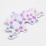 Picture of Cognitive Surplus Eco Friendly Metallic Rainbow Foil Stickers - SerotoninHappinessMolecule