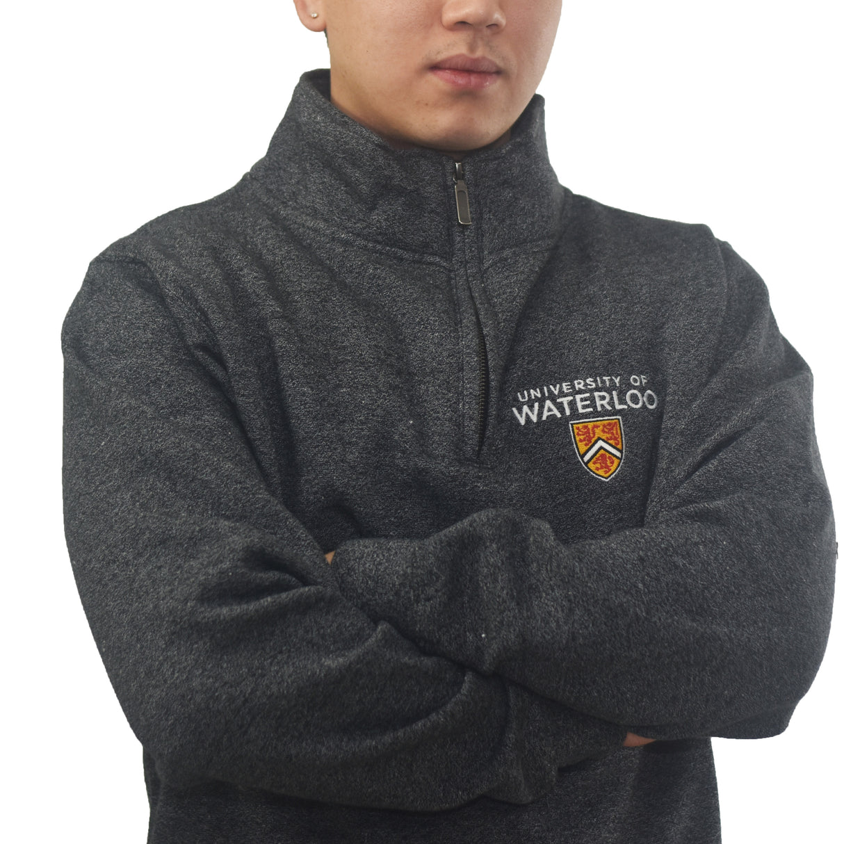 Picture of UWaterloo Salt + Pepper 1/4 Zip