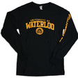 Picture of Black and Gold Crest UWaterloo Long Sleeve