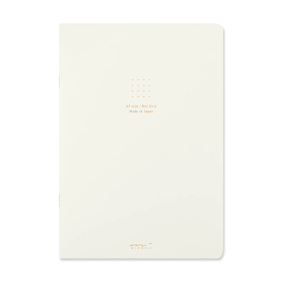 Picture of Midori A5 Color Dot Grid Notebook Colour: White