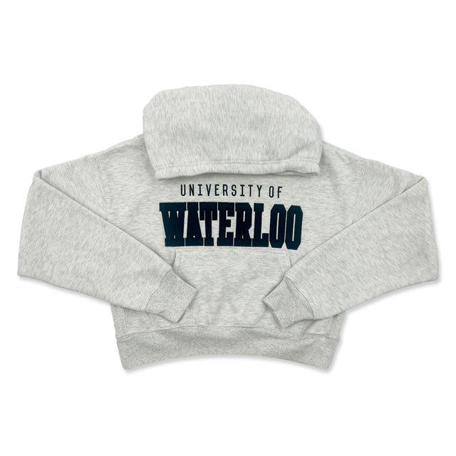 Picture of Cozy Cropped Oversized Hoodie Colour: Ash