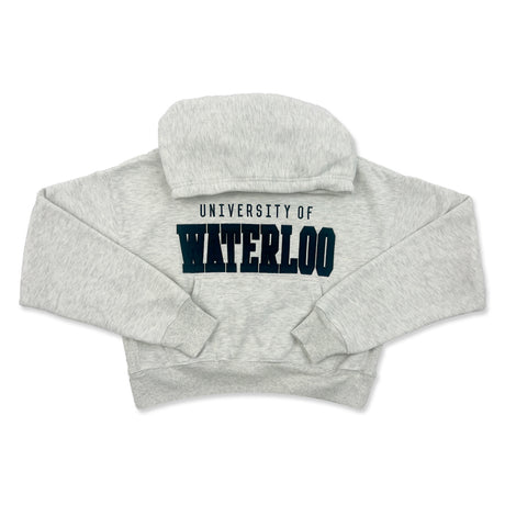 Picture of Cozy Cropped Oversized Hoodie - Ash