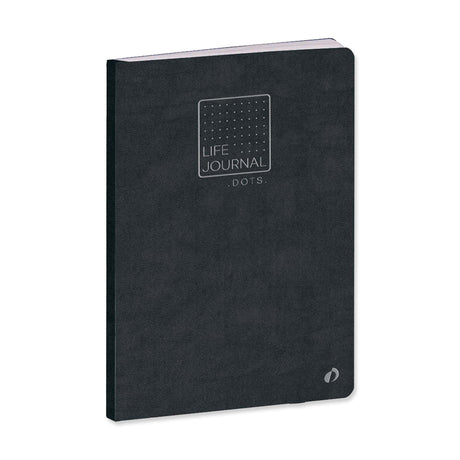 Picture of Quo Vadis Life Journal Dots Slim Notebook - Black
