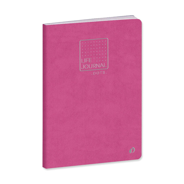 Picture of Quo Vadis Life Journal Dots Slim Notebook Colour: Pink
