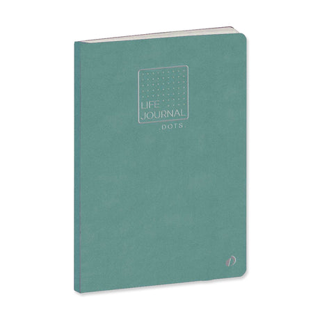 Picture of Quo Vadis Life Journal Dots Slim Notebook - Teal