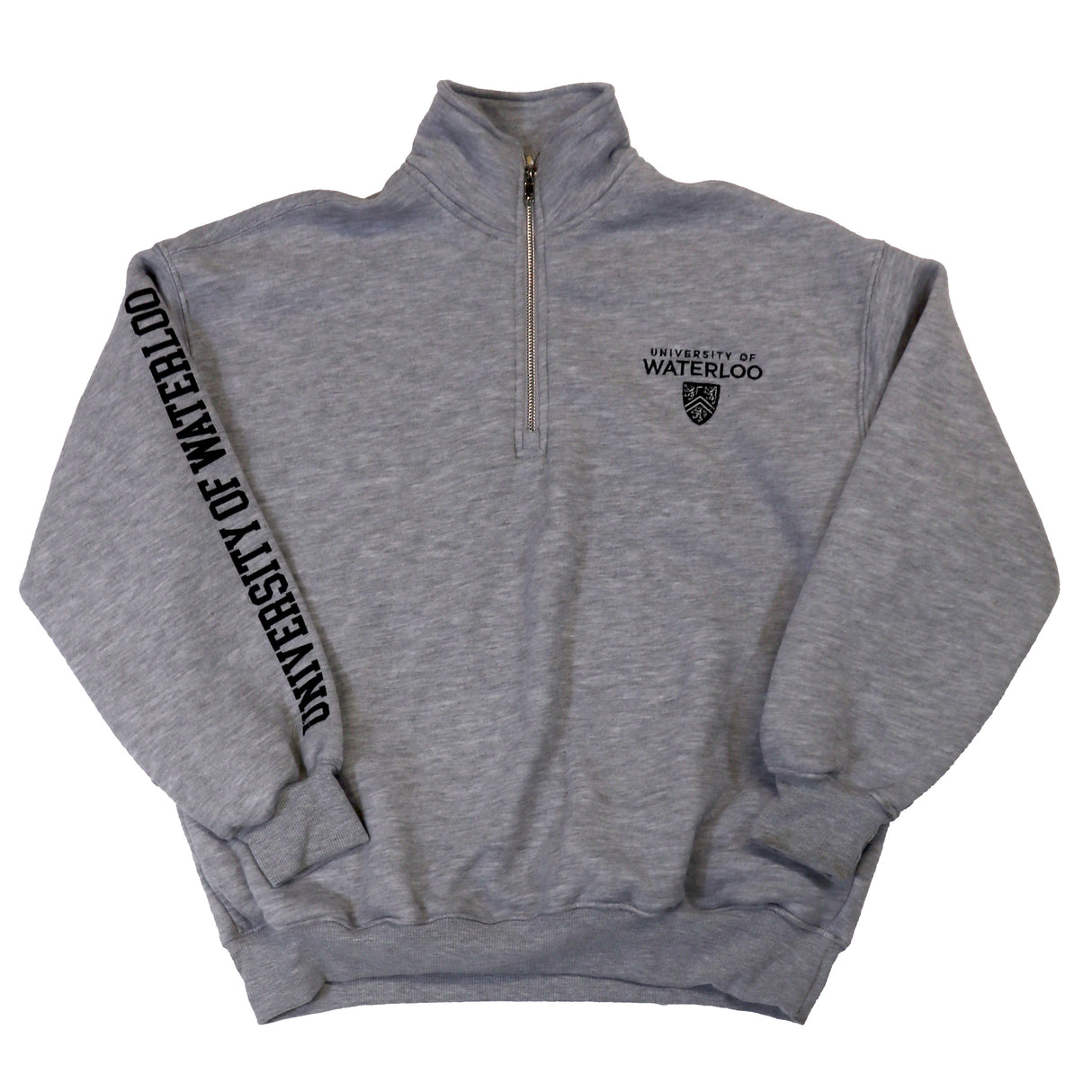 Picture of UWaterloo Oversized Quarter-Zip - Grey