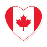 Picture of Canada Stickers Type: Candian Flag Heart