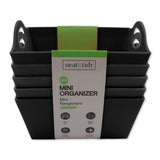 Picture of Mini Organizer Bins - 5 pack Colour: Black