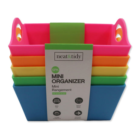 Picture of Mini Organizer Bins - 5 pack - Multi
