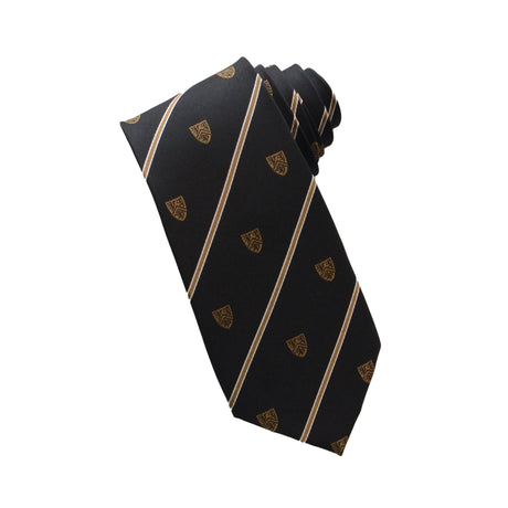 Picture of UWaterloo Silk Tie - Shields and Stripes