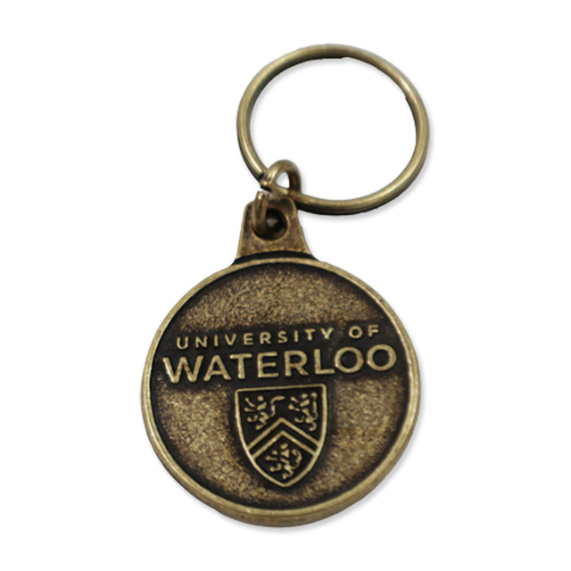 Picture of UWaterloo Key Tag Brass