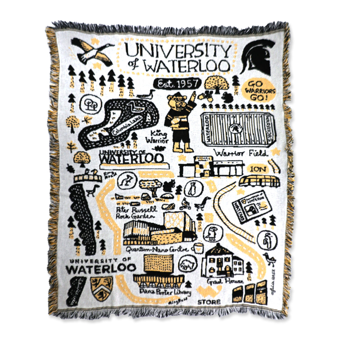 Picture of UWaterloo Julia Gash Tapestry Blanket