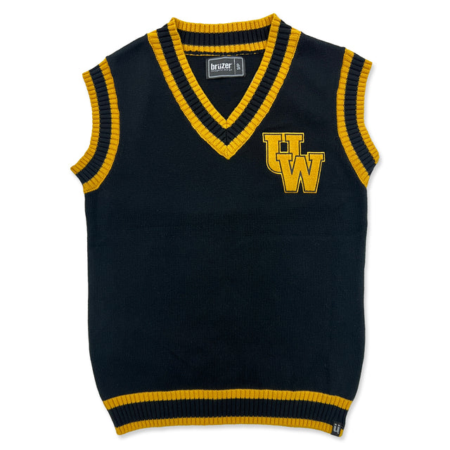 Picture of UW Retro Knitted Vest Colour: Black
