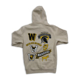 Picture of Retro Warriors Hoodie - Light Brown