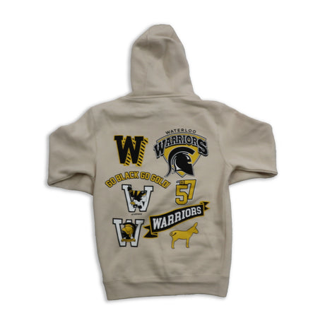 Alternate view of Retro Warriors Hoodie Colour: Light Brown