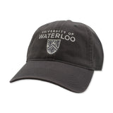 Picture of UWaterloo Shield Relaxed Twill Hat - DarkGrey