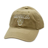 Picture of UWaterloo Shield Relaxed Twill Hat Colour: Khaki