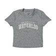 Picture of UWaterloo Ribbed Tee Colour: Grey