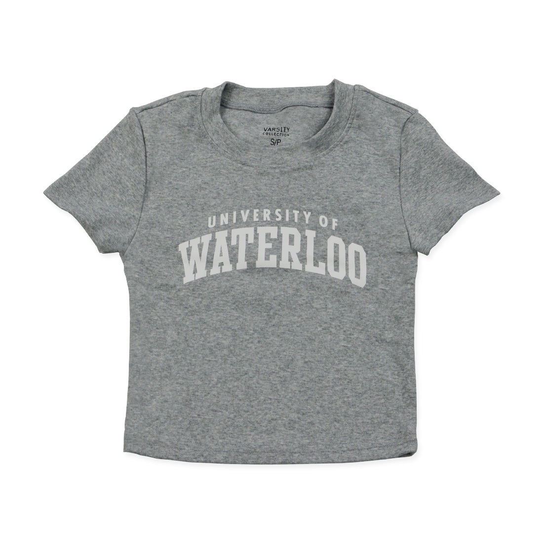 Picture of UWaterloo Ribbed Tee Colour: Grey