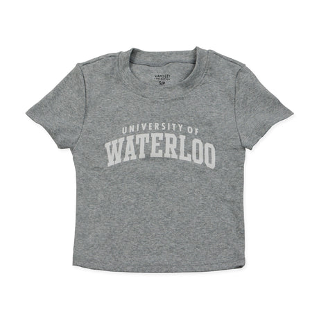 Picture of UWaterloo Ribbed Tee Colour: Grey