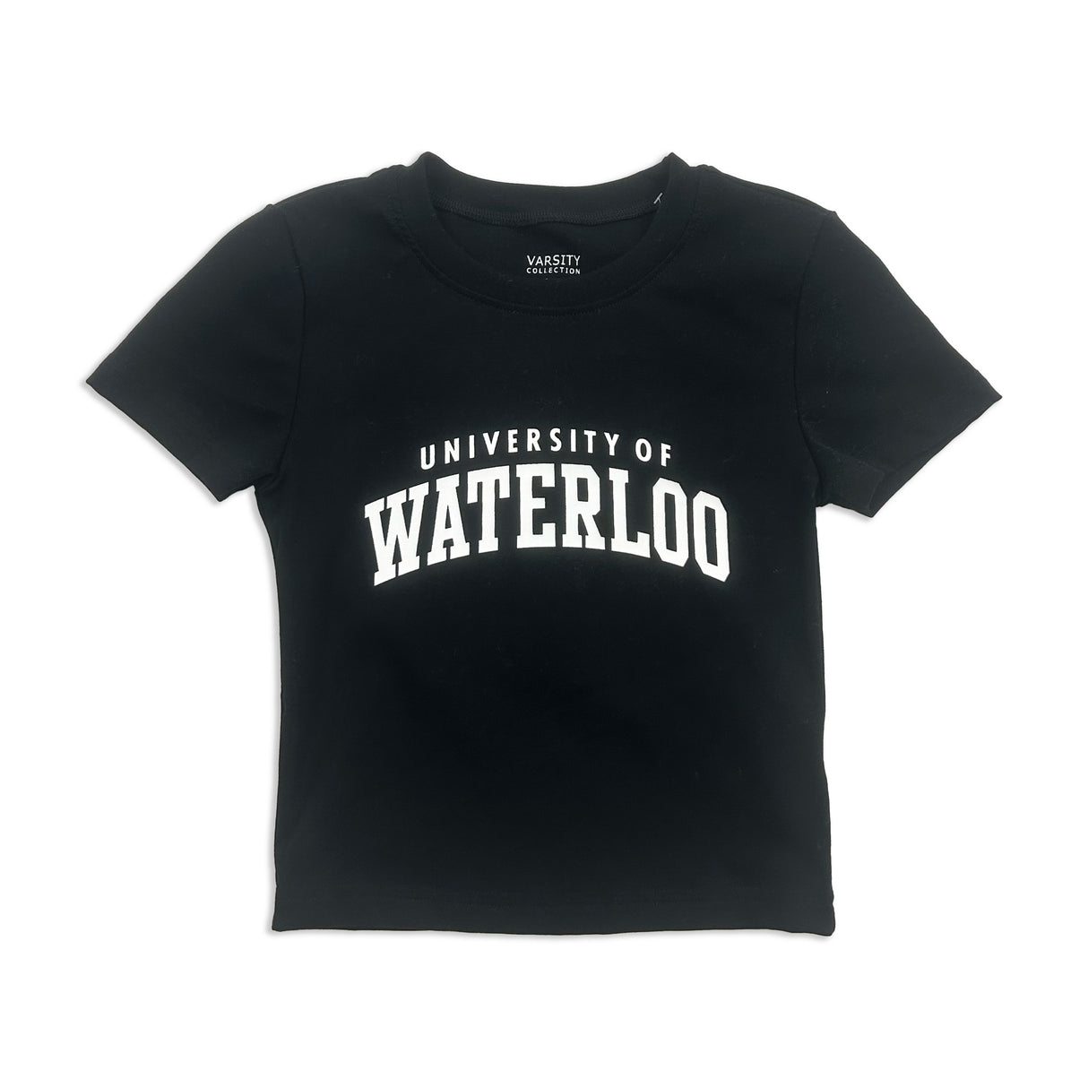 Picture of UWaterloo Ribbed Tee Colour: White