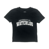 Picture of UWaterloo Ribbed Tee Colour: White