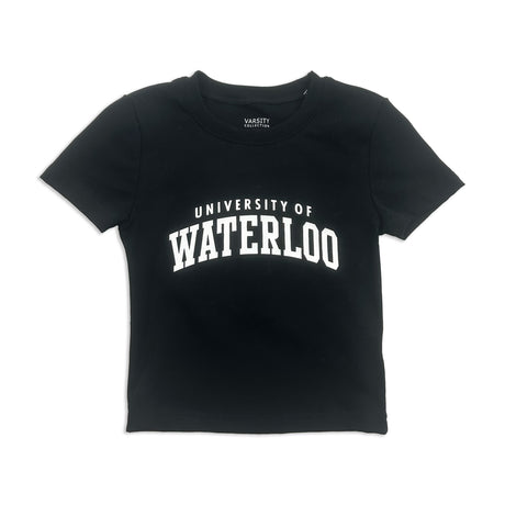 Picture of UWaterloo Ribbed Tee Colour: White