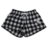 Picture of UWaterloo Plaid Pajama Shorts - Black
