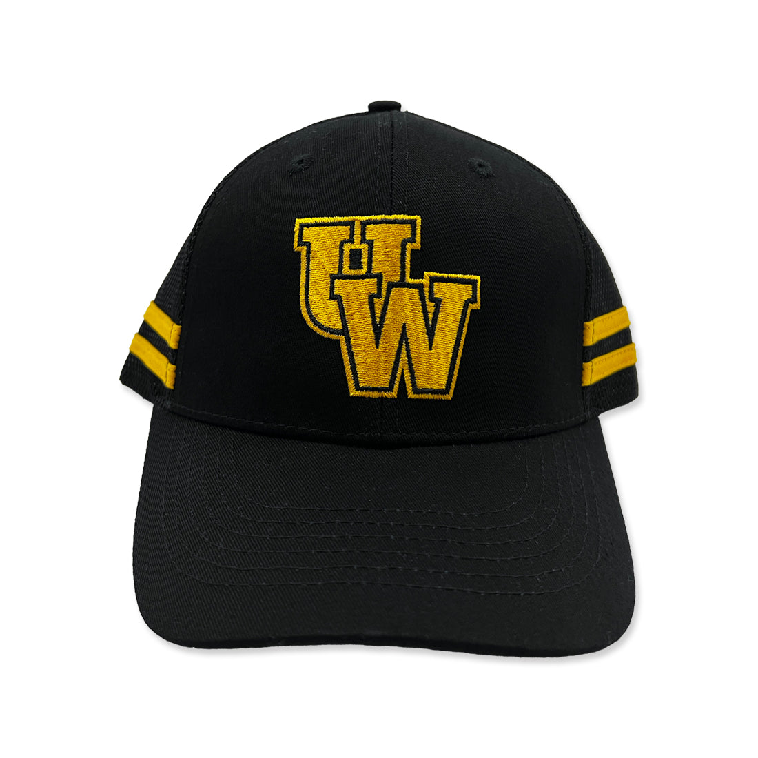 Alternate view of UW Retro Varsity Hat Colour: Black