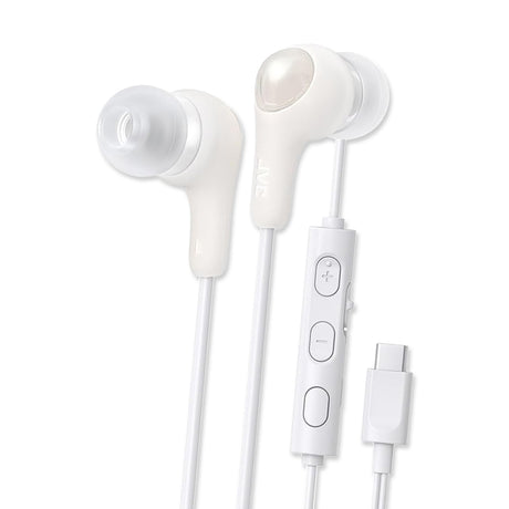 Picture of JVC Gummy Connect USB-C Wired Earbud Headphones - White