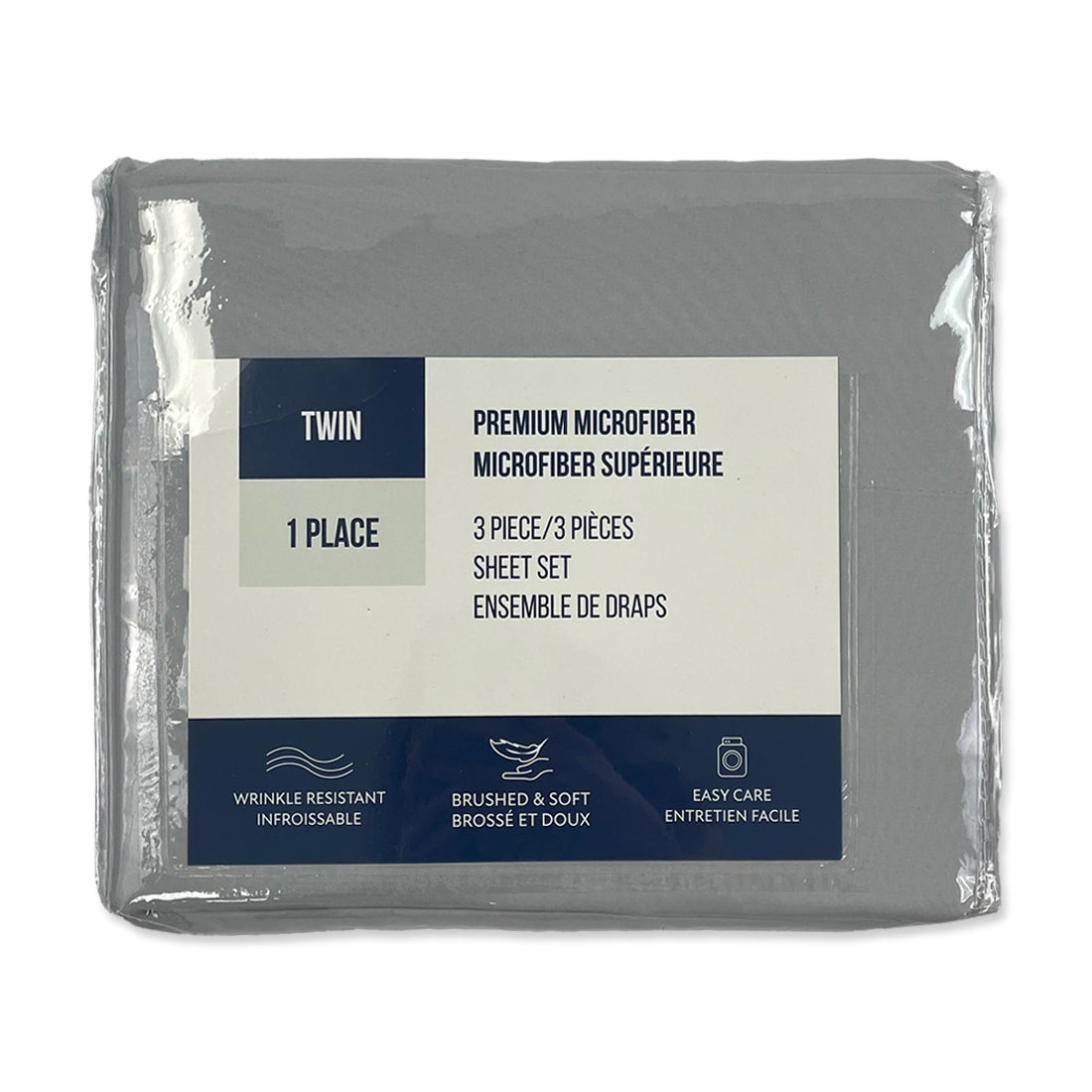 Alternate view of Twin Sheet Set Colour: Light Grey