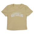 Picture of Pastel Ribbed Tee Colour: Light Brown