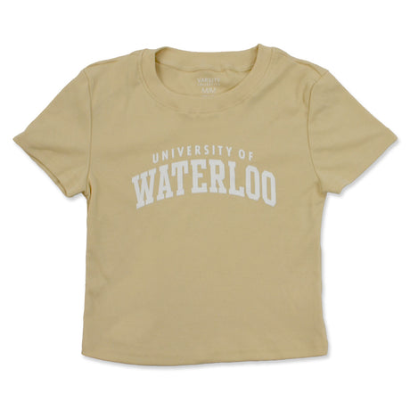 Picture of Pastel Ribbed Tee Colour: Light Brown