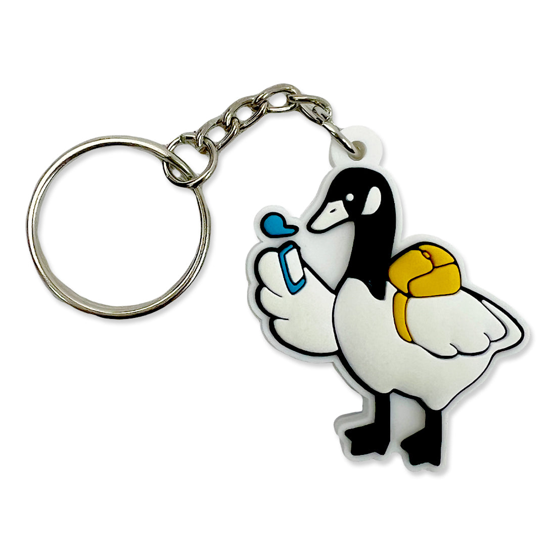 Picture of Goose with Backpack Keychain