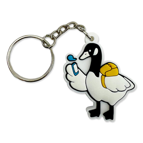 Picture of Goose with Backpack Keychain