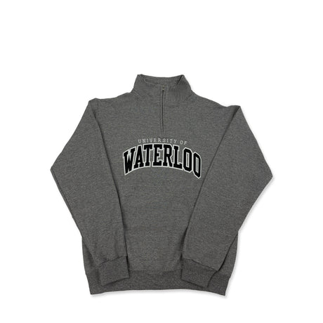 Picture of UWaterloo Classic Quarter Zip - Athletic Grey