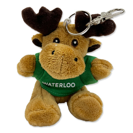 Picture of UWaterloo Plush Keychain - Moose