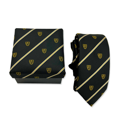 Picture of UWaterloo Tie - Shields and Stripes