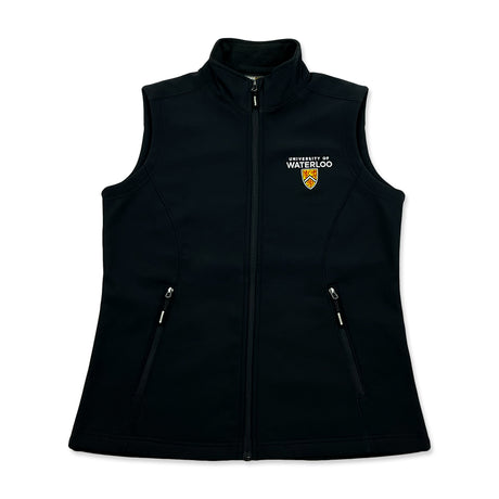 Picture of UWaterloo Women's Soft Shell Vest - Black