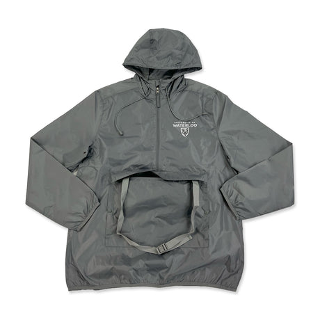 Alternate view of UWaterloo Anorak Jacket Colour: Grey