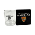 Picture of UWaterloo Glass and Coaster Bundle