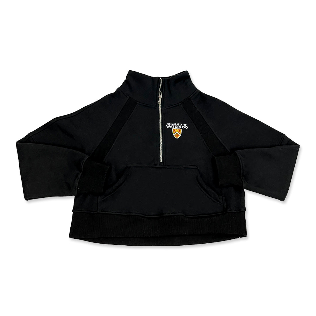 Picture of UWaterloo 1/4 Zip Cropped Sweater