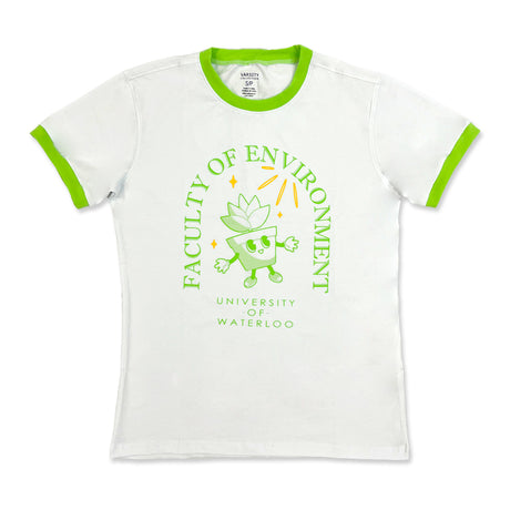 Picture of UWaterloo Ringer Faculty Tee - Environment