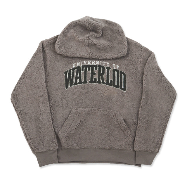 Picture of UWaterloo Fleece Hoodie Colour: Light Brown