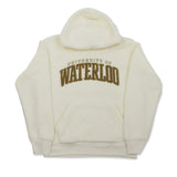 Picture of UWaterloo Fleece Hoodie Colour: White